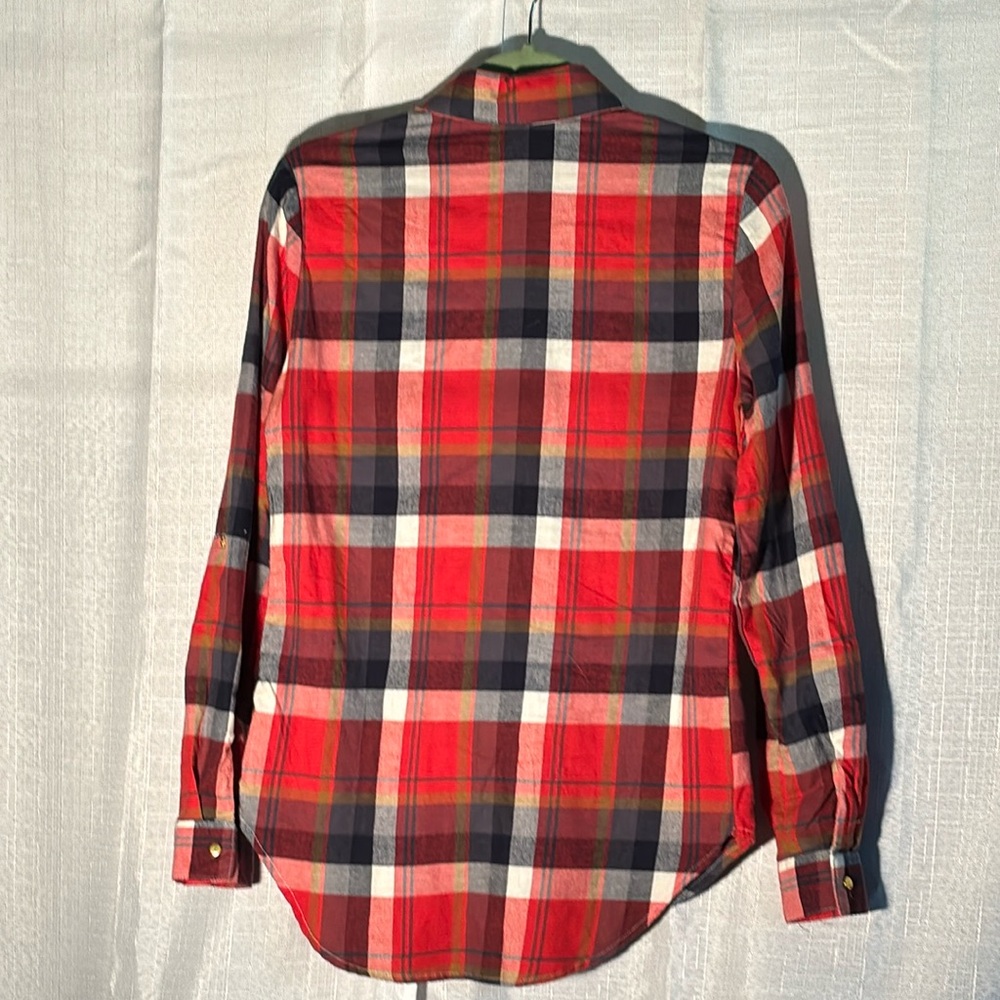 Rebellious One Plaid flannelish blouse